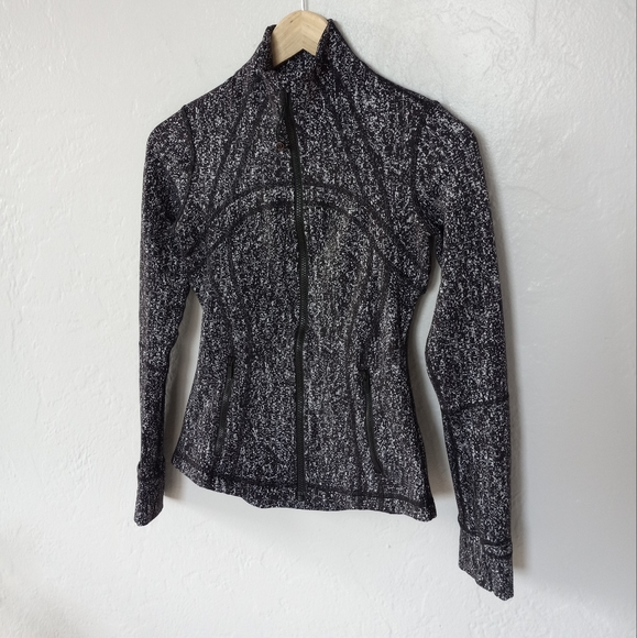 Lululemon Define Jacket Suited Jaquard Black White Luon 4 - Picture 16 of 16